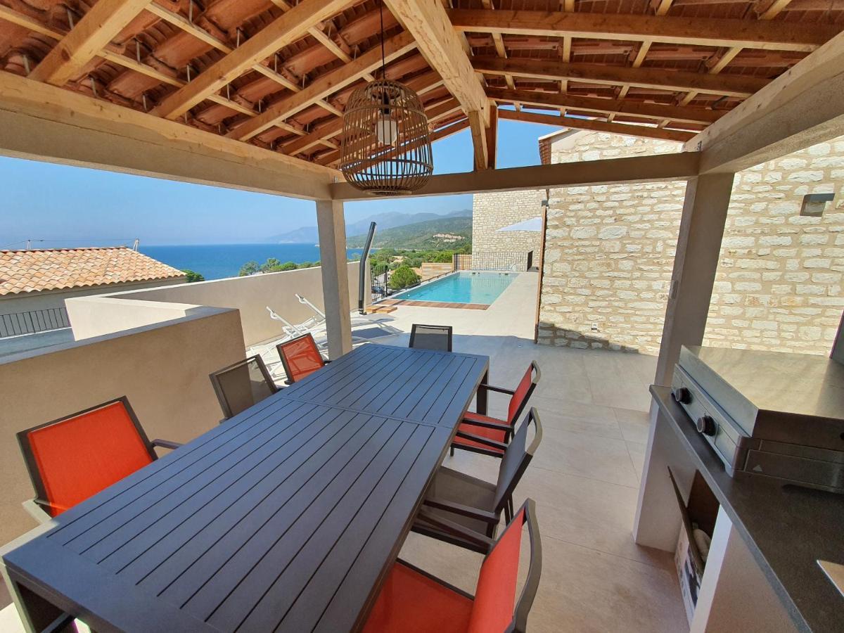 St-Florent Appartement Neuf Vue Mer Panoramique Piscine 4 Chambres - Mor401 Saint-Florent  Esterno foto