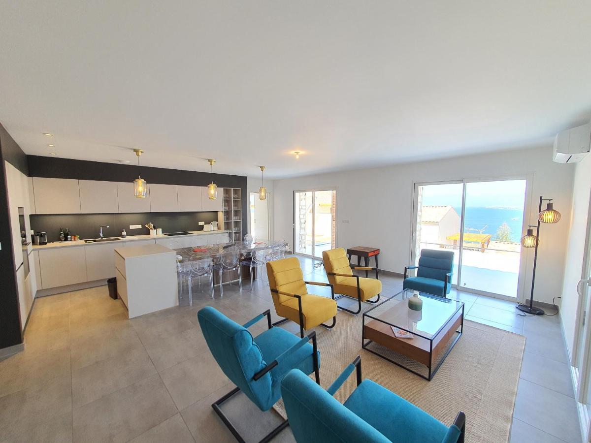 St-Florent Appartement Neuf Vue Mer Panoramique Piscine 4 Chambres - Mor401 Saint-Florent  Esterno foto